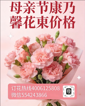 承德双滦区花店母亲节康乃馨花束